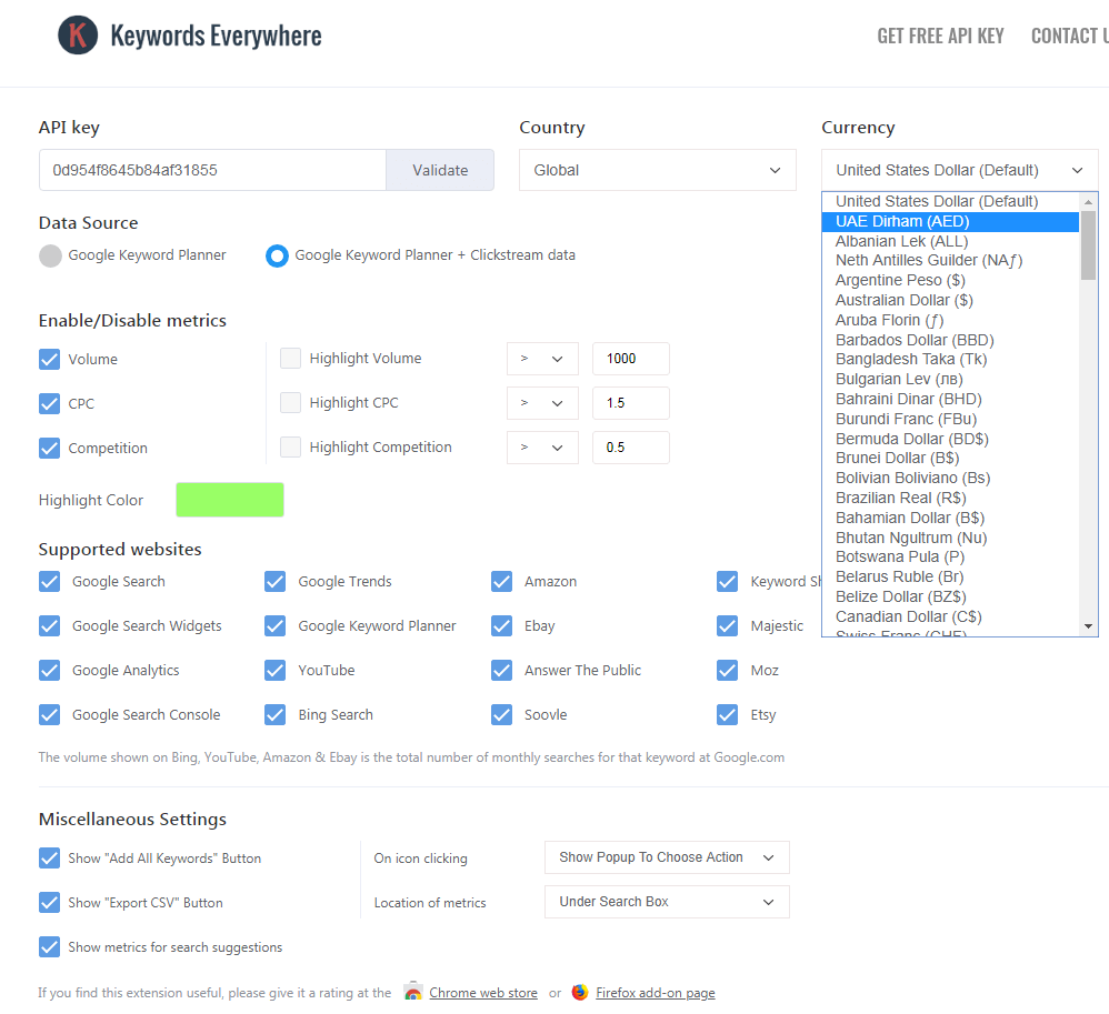 keywords everywhere的安裝使用教程